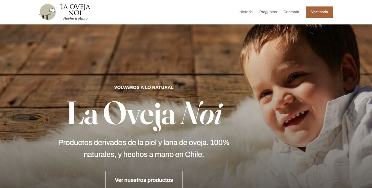 Portada de la página de La Oveja Noi